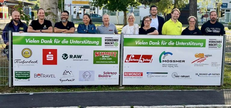 Gemeinsam für Verkehrssicherheit: Sponsorenwände enthüllt